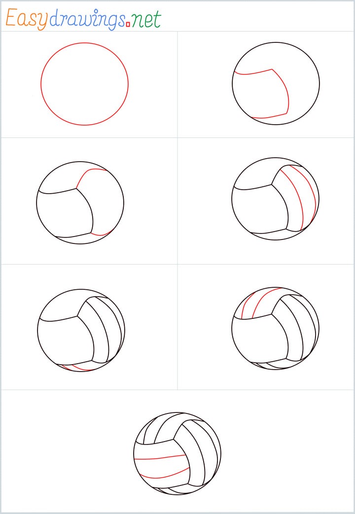 Dibujos de Balón de voleibol moderno