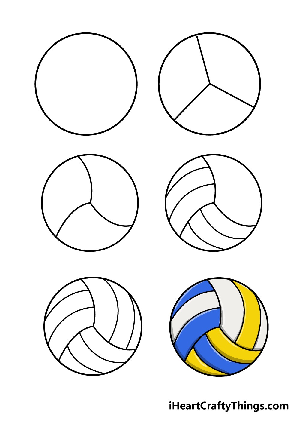Dibujos de Balones de voleibol
