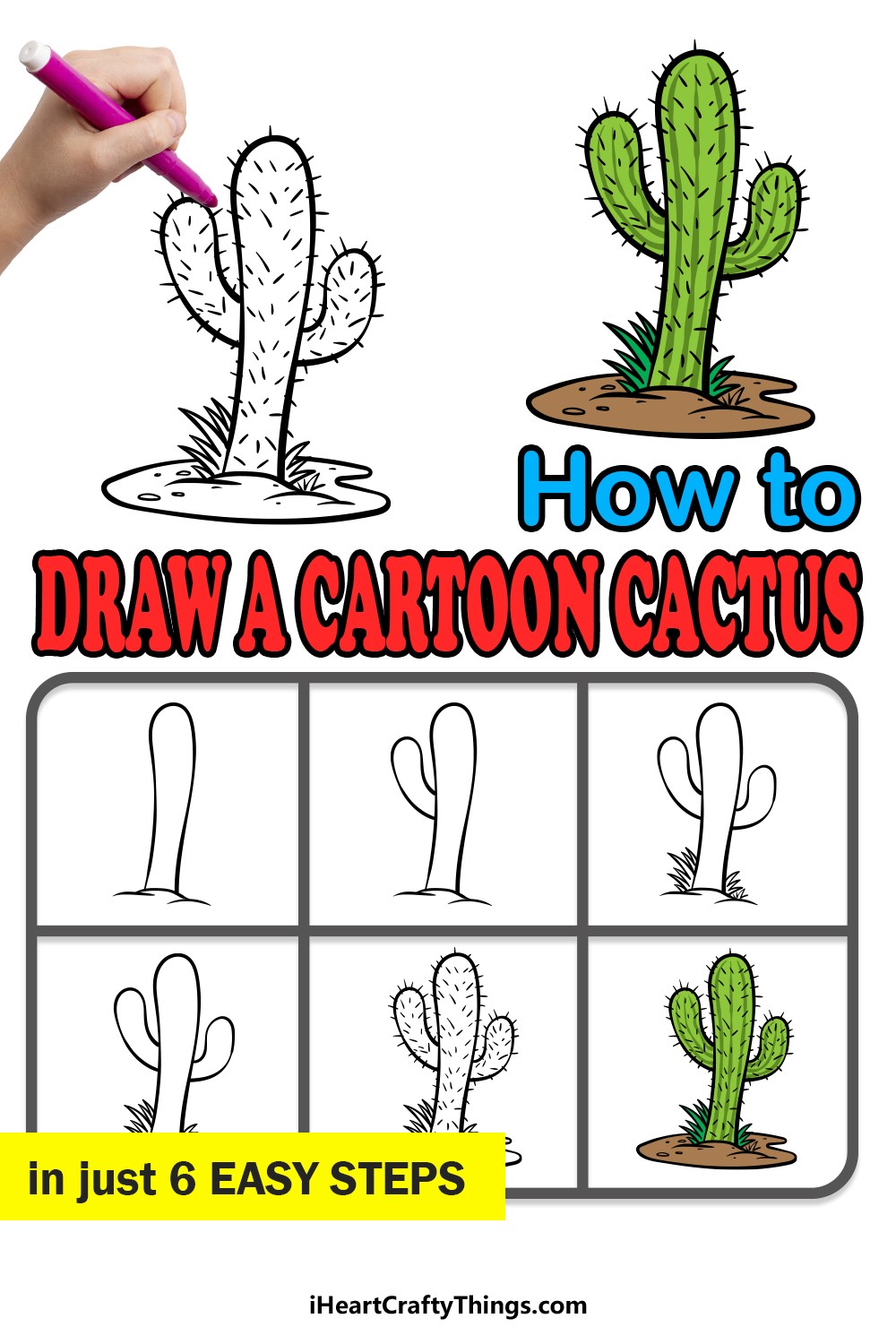 Dibujos de Cactus del jardín