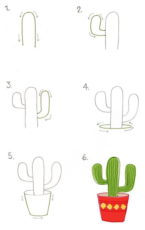 Dibujos de Cactus