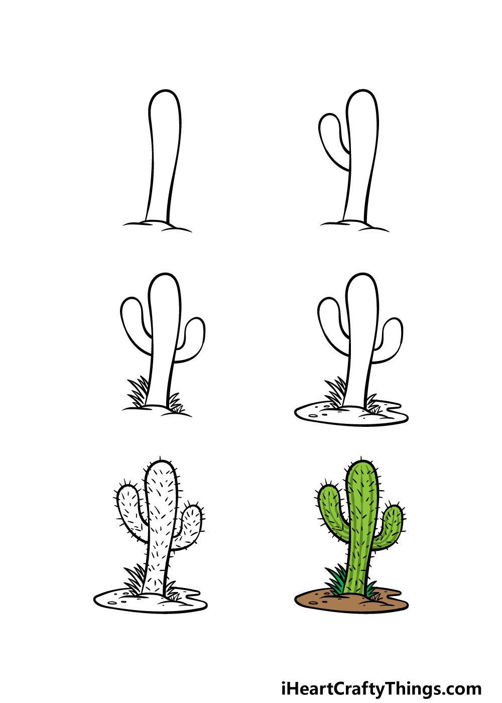 Dibujos de Cactus gigante