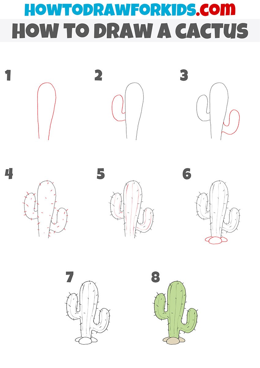 Dibujos de Cactus pequeño