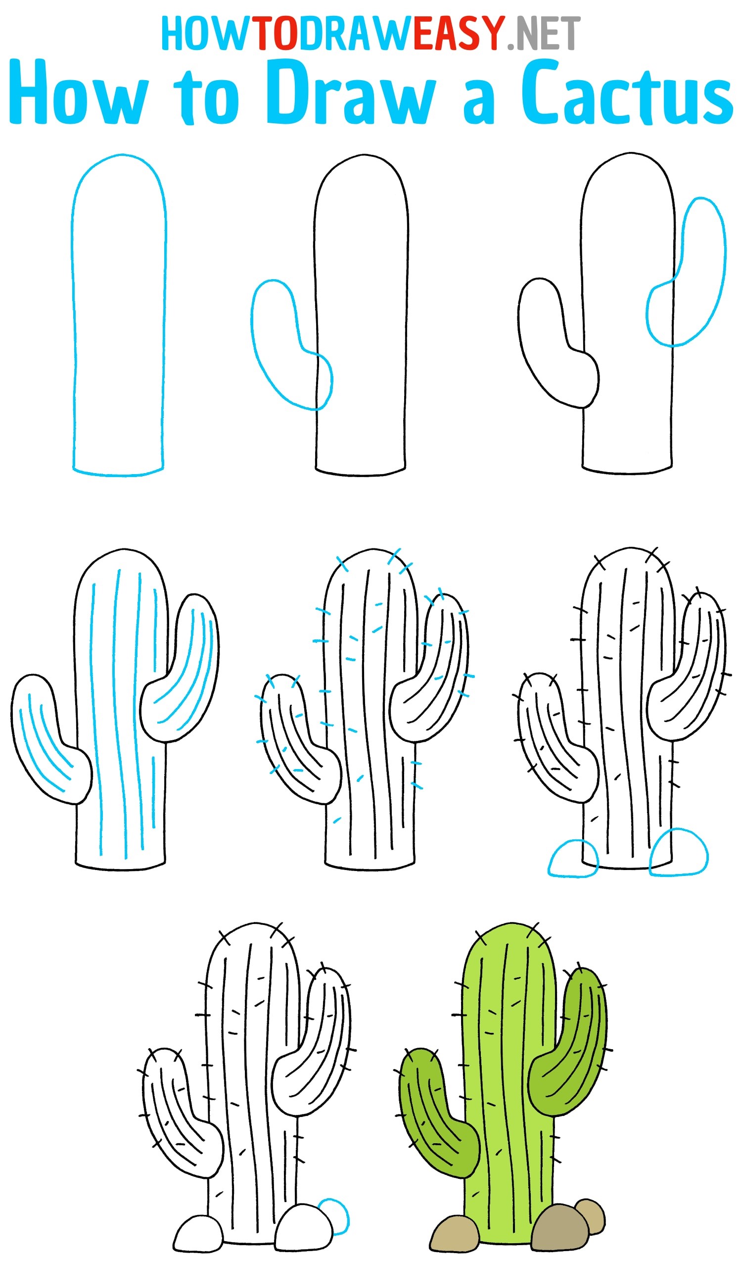 Dibujos de Cactus silvestre