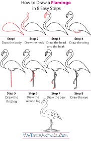 Dibujos de Flamenco colorido
