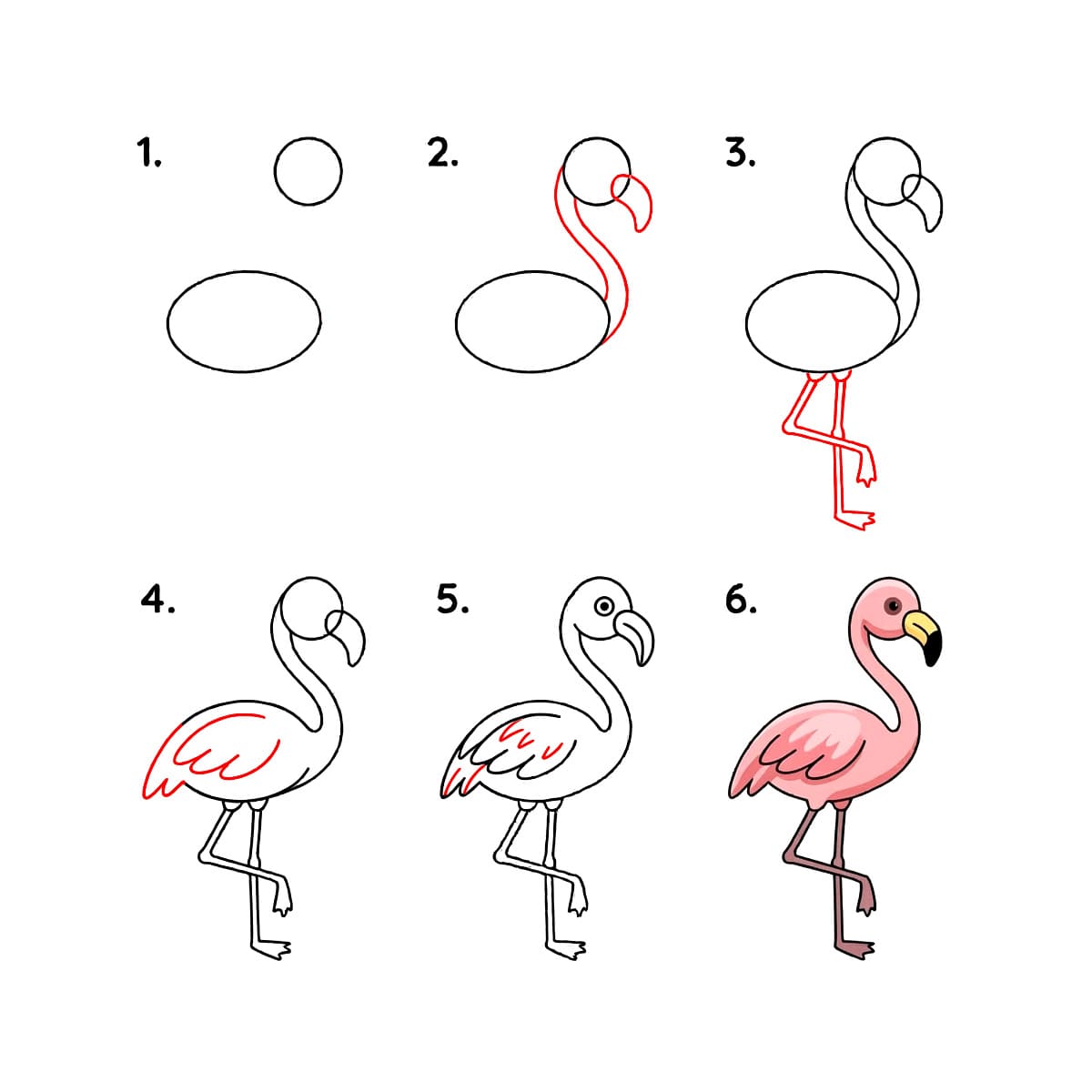 Dibujos de Flamenco elegante