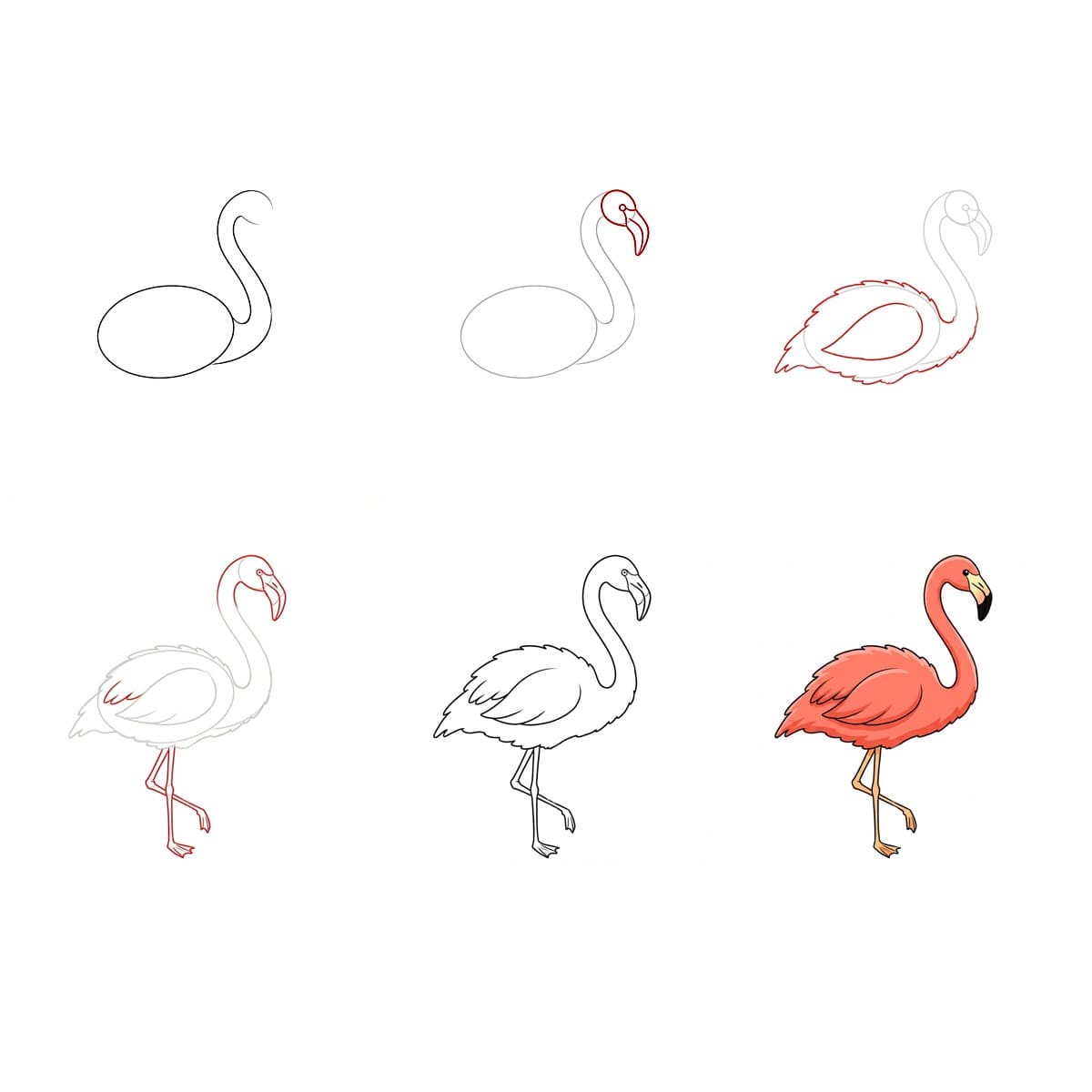 Dibujos de Flamenco feliz