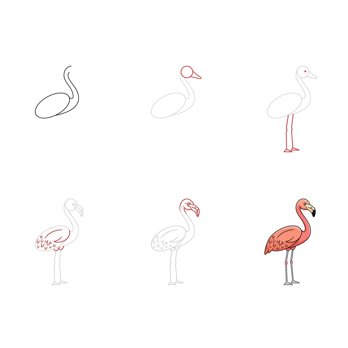 Dibujos de Flamenco hermoso