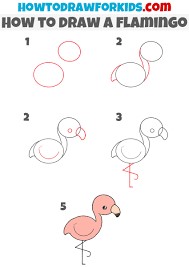 Dibujos de Flamenco minimalista