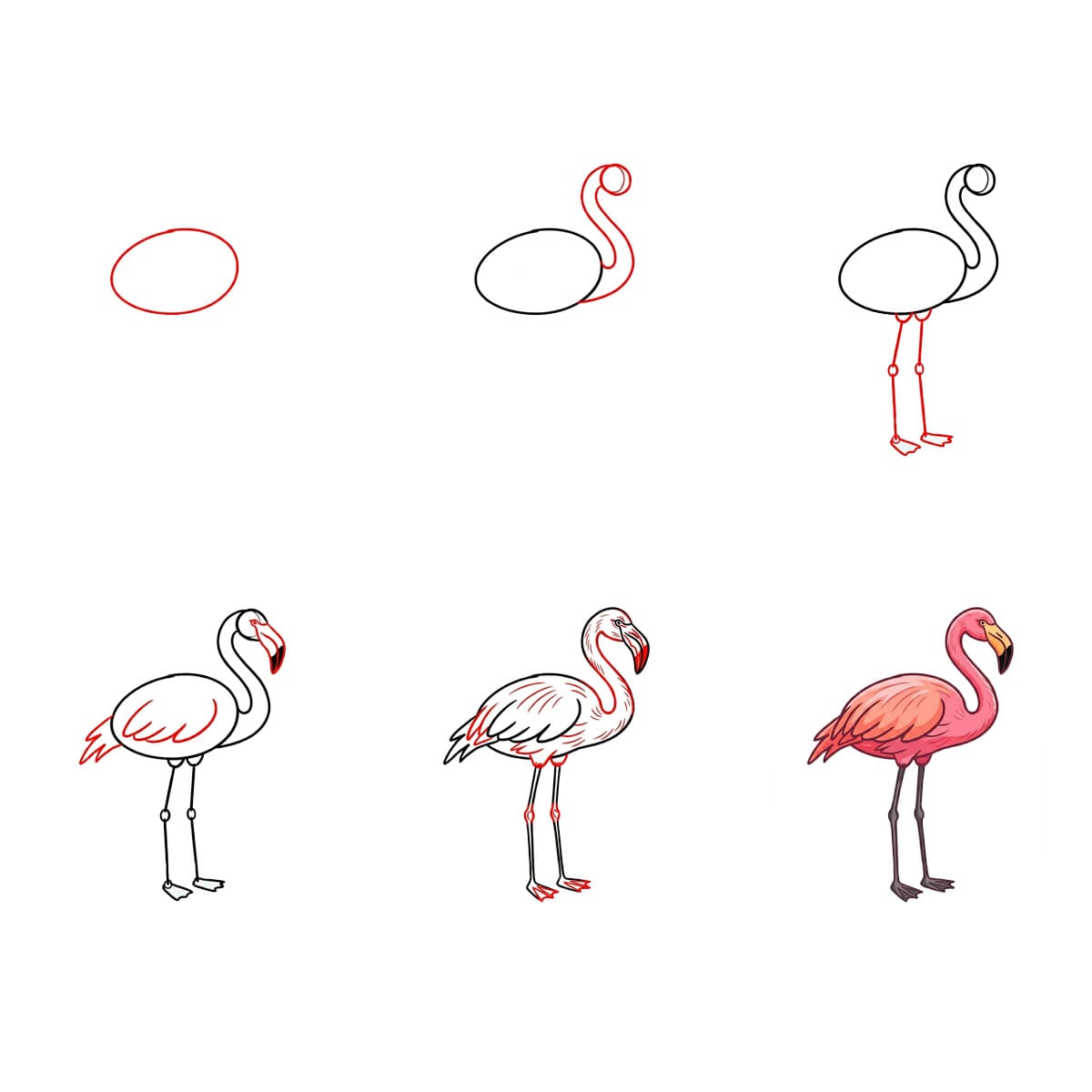 Dibujos de Flamenco realista