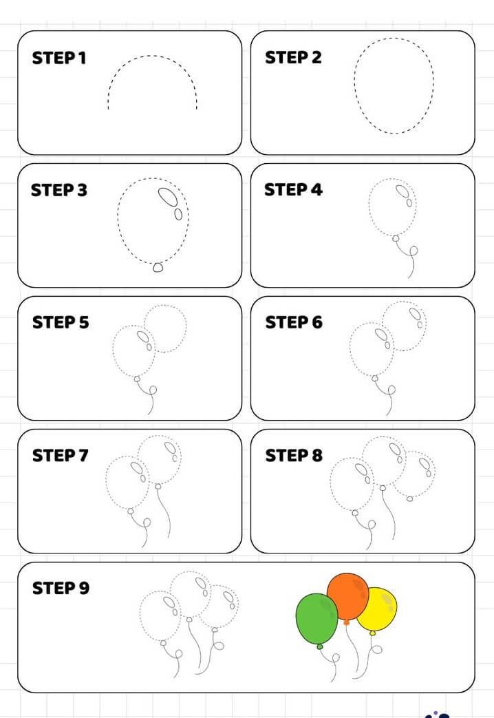 Dibujos de Globo brillante