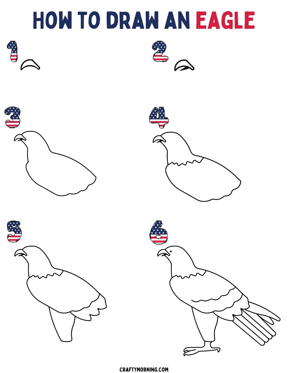 Dibujos de Águila de caricatura