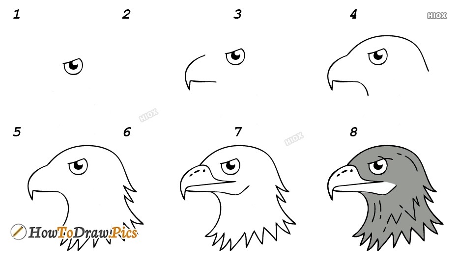 Dibujos de Águila mexicana