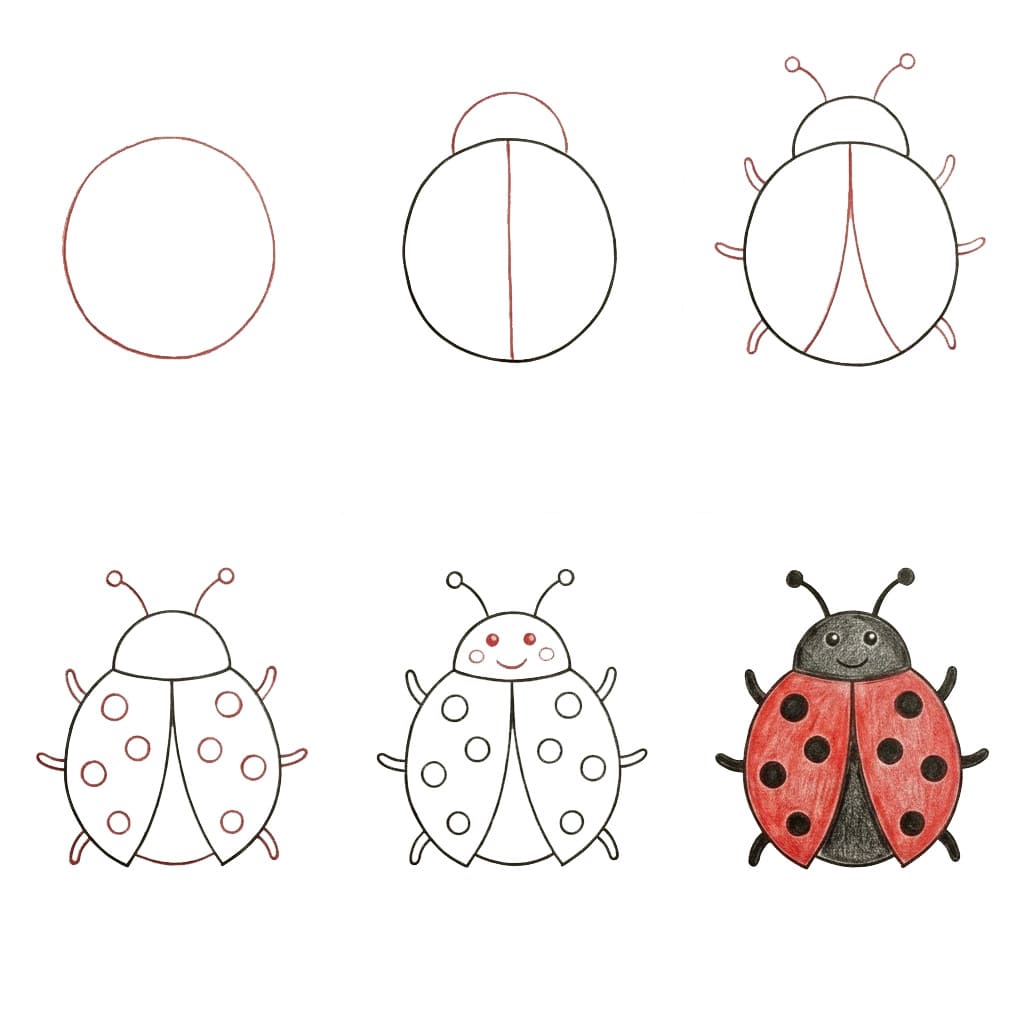 Dibujos de Mariquita linda