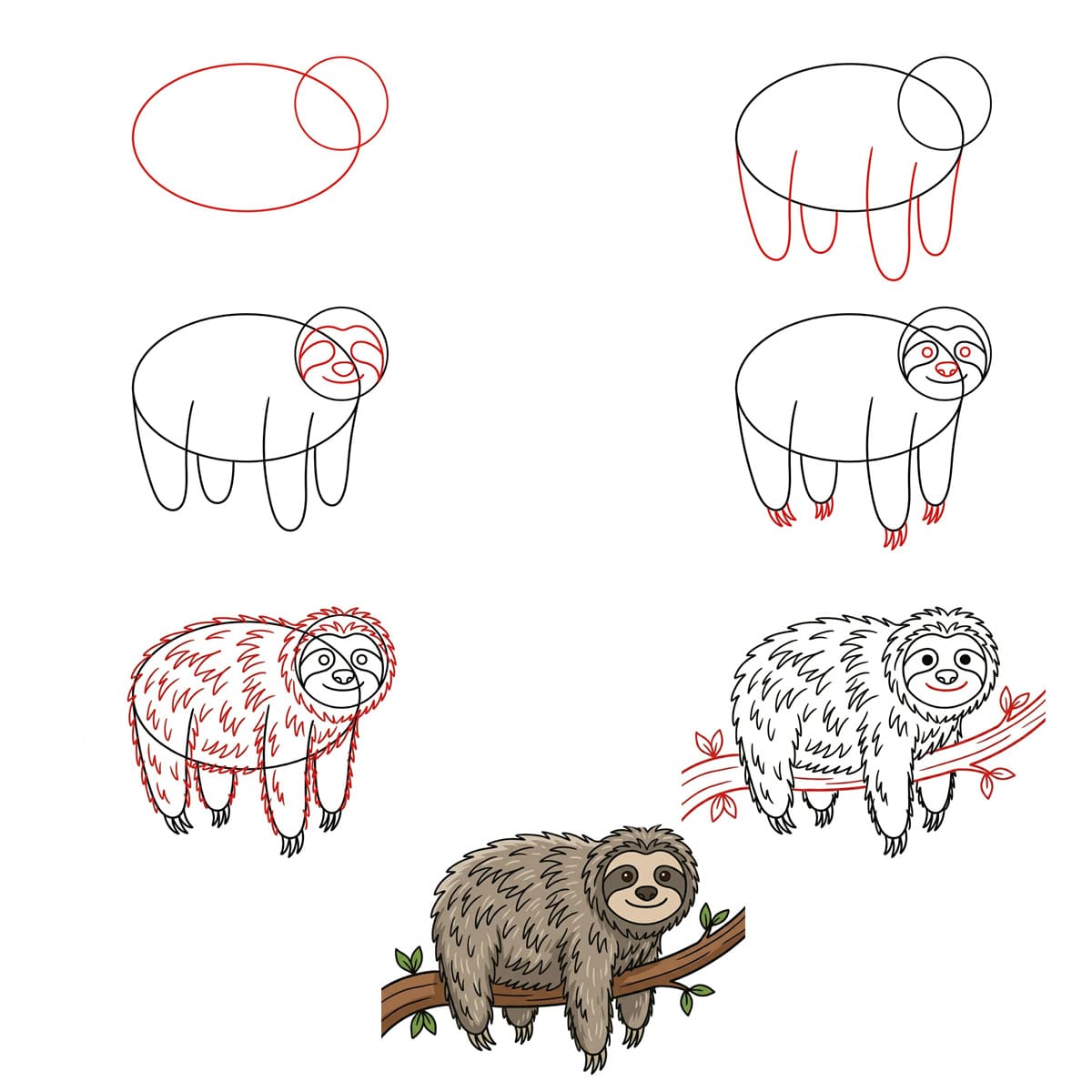 Dibujos de Perezoso durmiendo