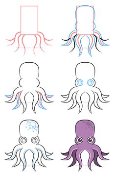Dibujos de Pulpo pequeño