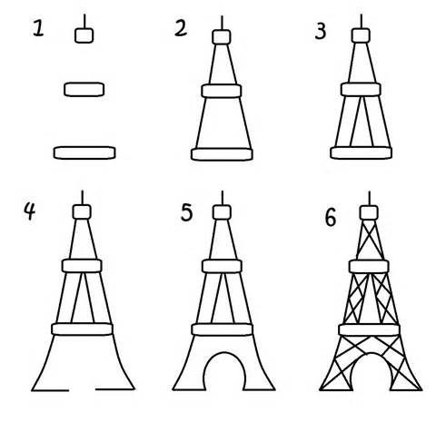 Dibujos de Torre Eiffel