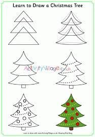 Dibujos de Un árbol de Navidad - Idea 6
