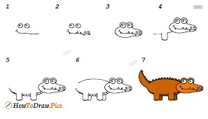 Dibujos de Alligator Ideas 4