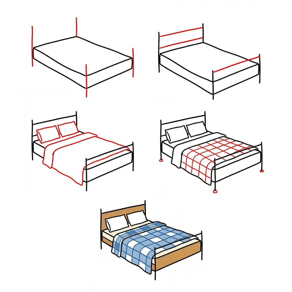 Dibujos de Cama king size