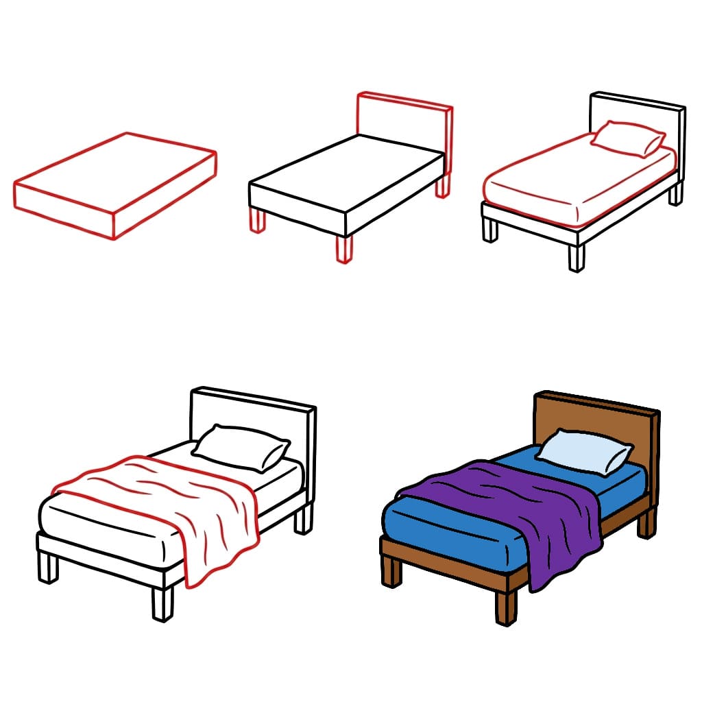 Dibujos de Cama litera