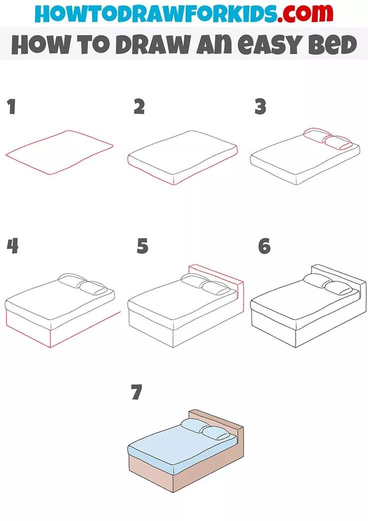 Dibujos de Cama de caricatura