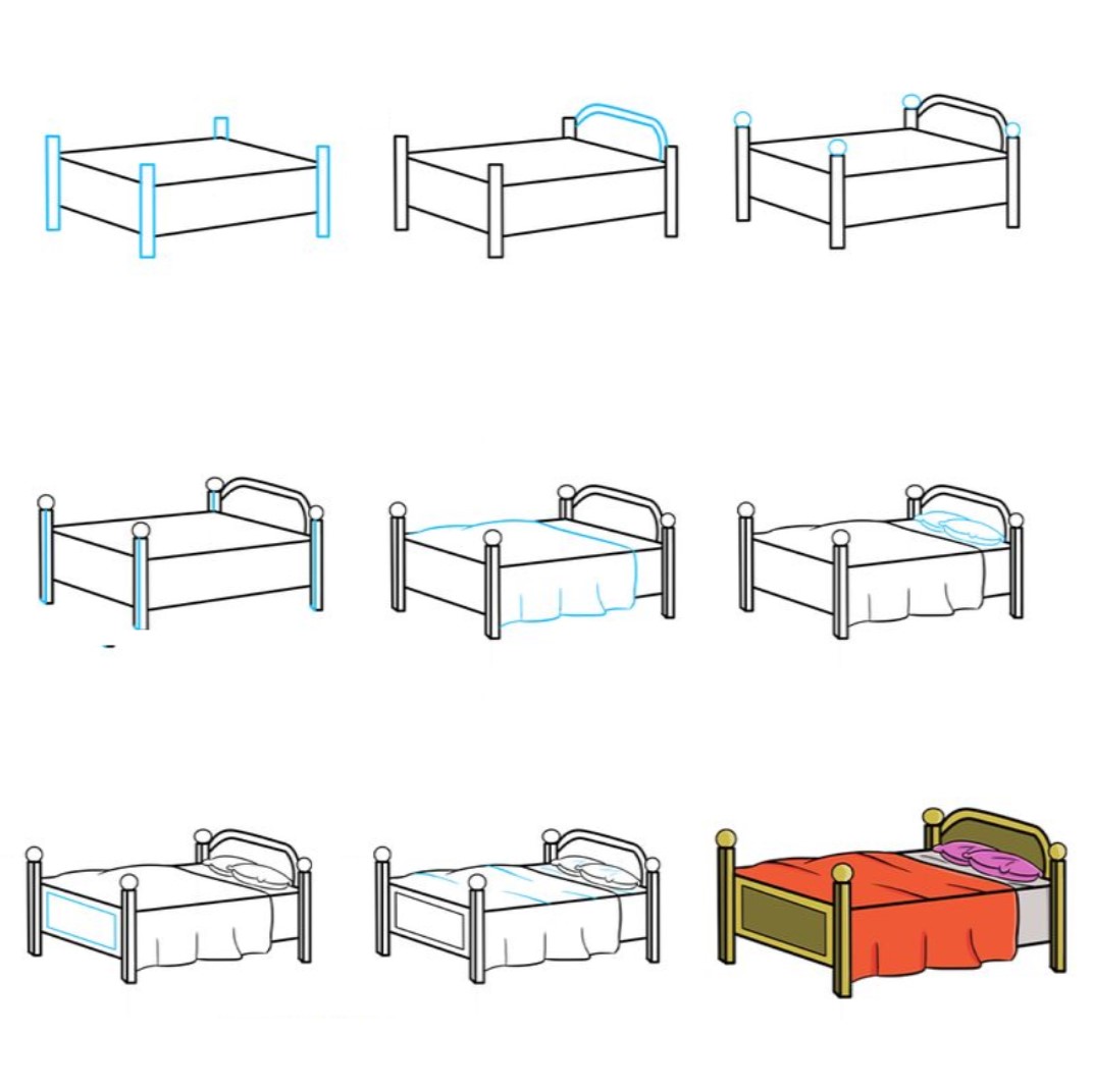 Dibujos de Camas
