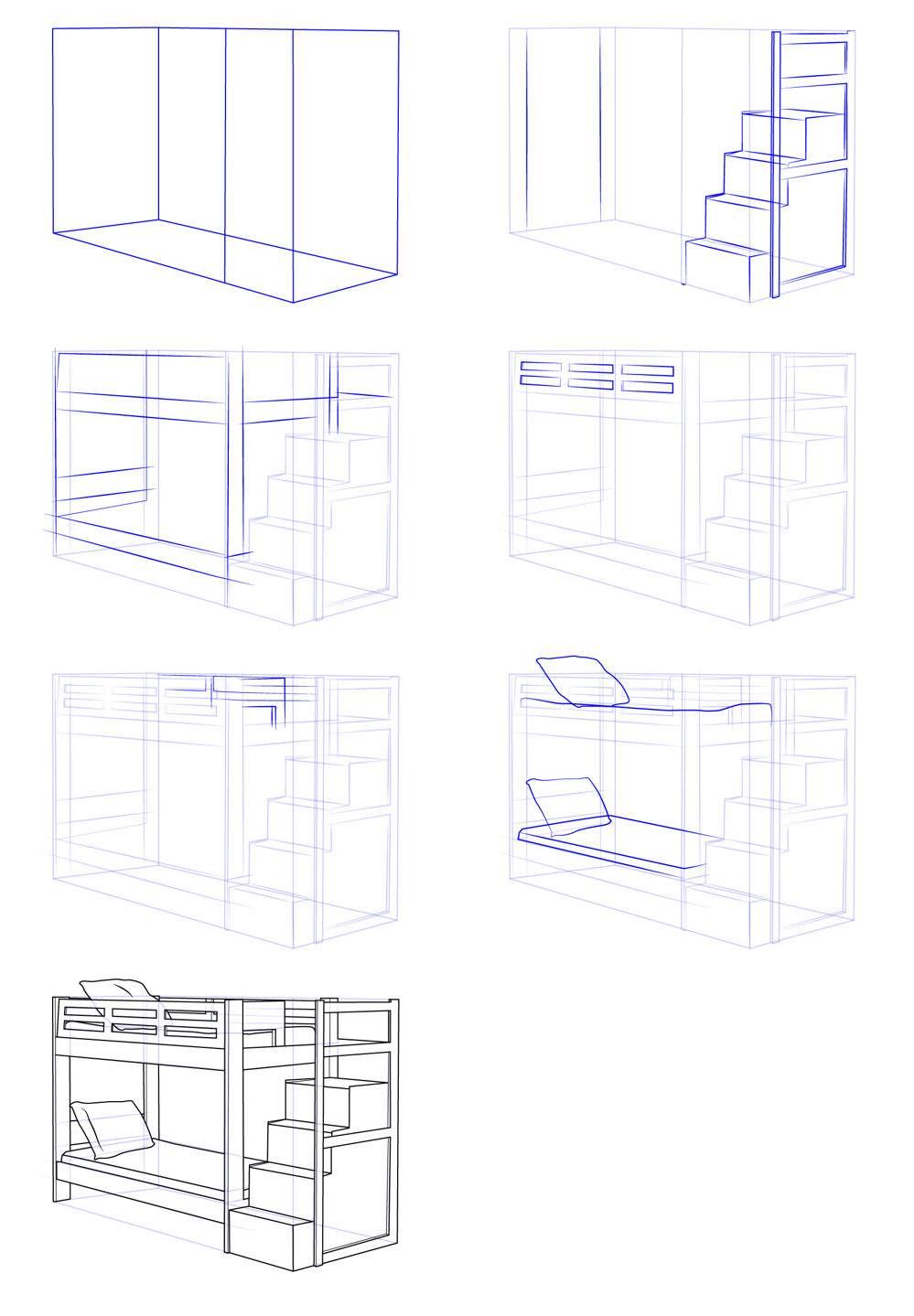 Dibujos de Cama de lujo