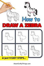Dibujos de Cebra adorable