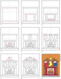Dibujos de Chimenea cálida