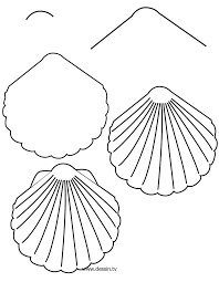 Dibujos de Concha de mar