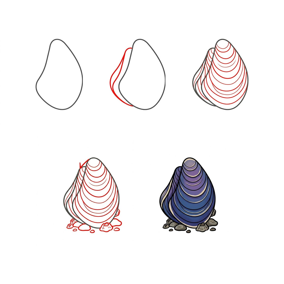 Dibujos de Concha linda