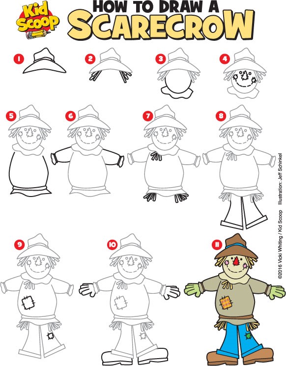 Dibujos de Espantapájaros