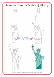 Dibujos de Estatua de la Libertad simple