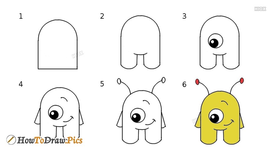 Dibujos de Extraterrestre adorable