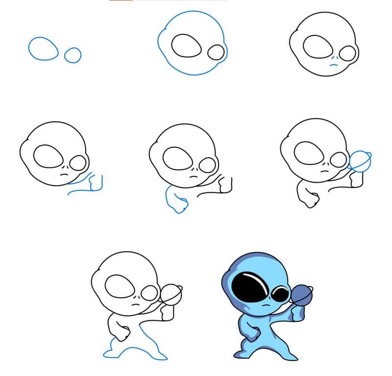 Dibujos de Extraterrestre del espacio