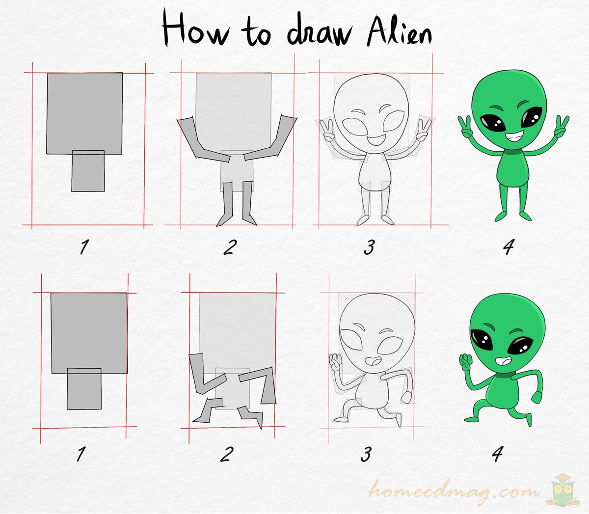Dibujos de Extraterrestre divertido