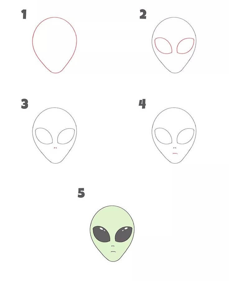 Dibujos de Extraterrestre explorador