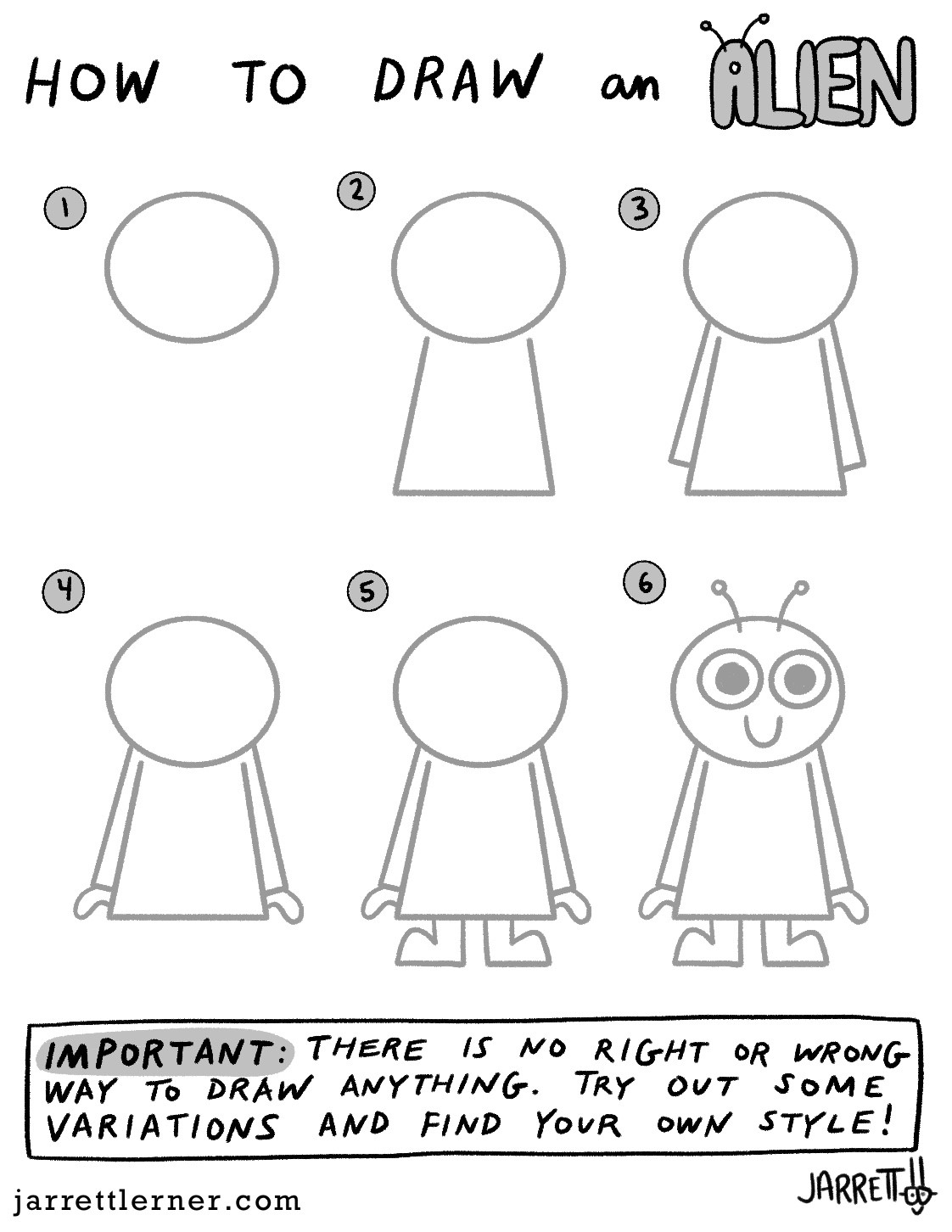 Dibujos de Extraterrestre simpático