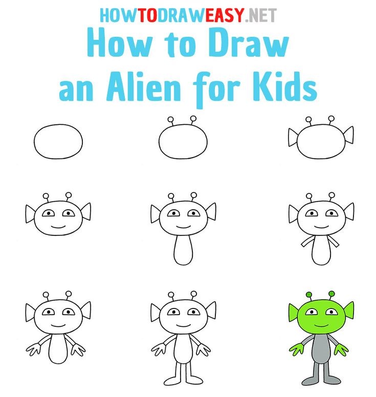 Dibujos de Extraterrestre tierno