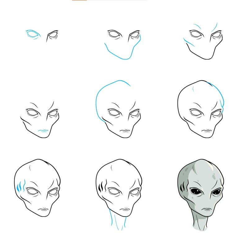 Dibujos de Extraterrestre volador