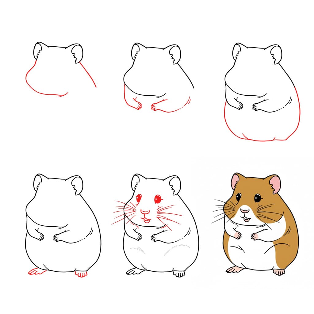 Dibujos de Hámster pequeño