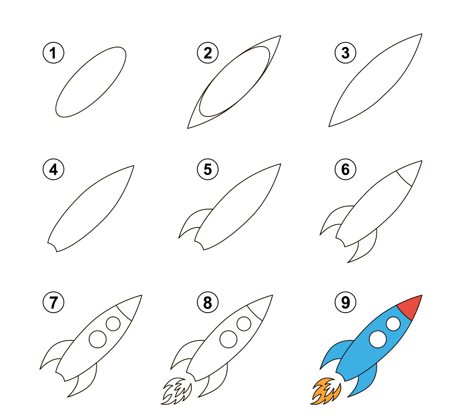 Dibujos de Naves Espaciales