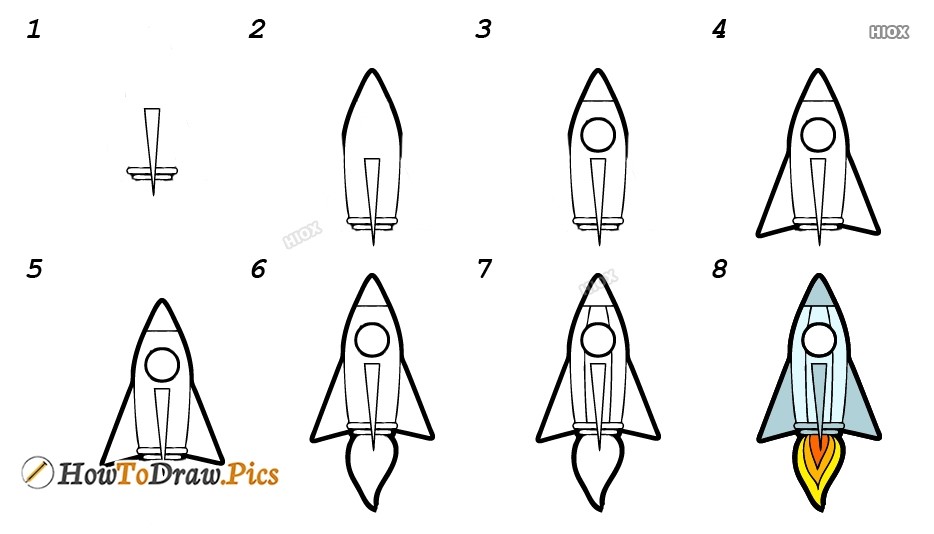 Dibujos de Nave espacial realista