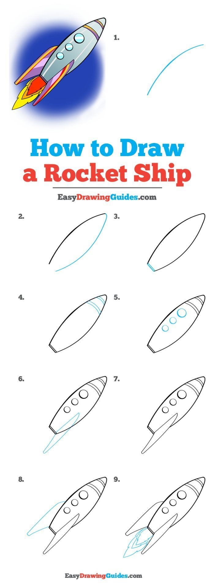 Dibujos de Nave espacial volando