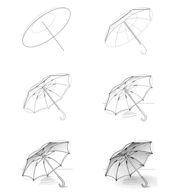 Dibujos de Paraguas básico