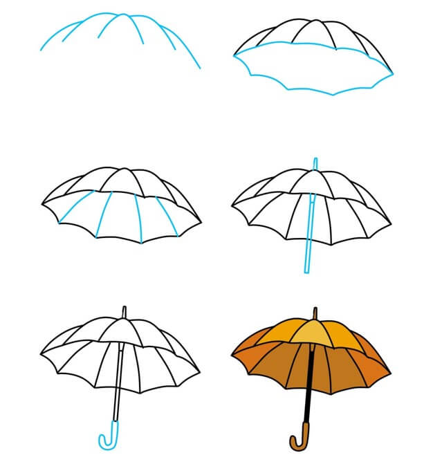 Dibujos de Paraguas de viaje