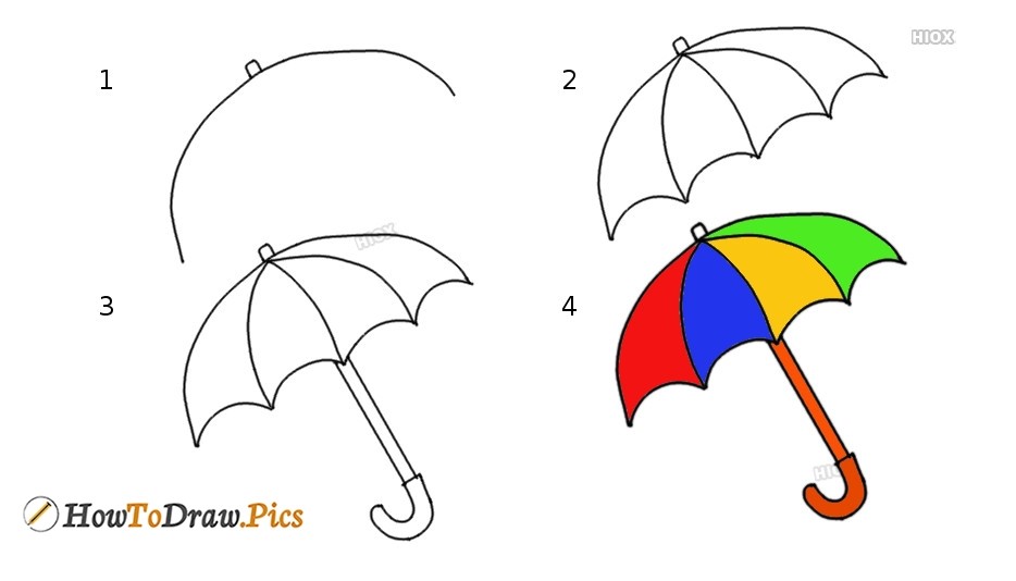 Dibujos de Paraguas grande