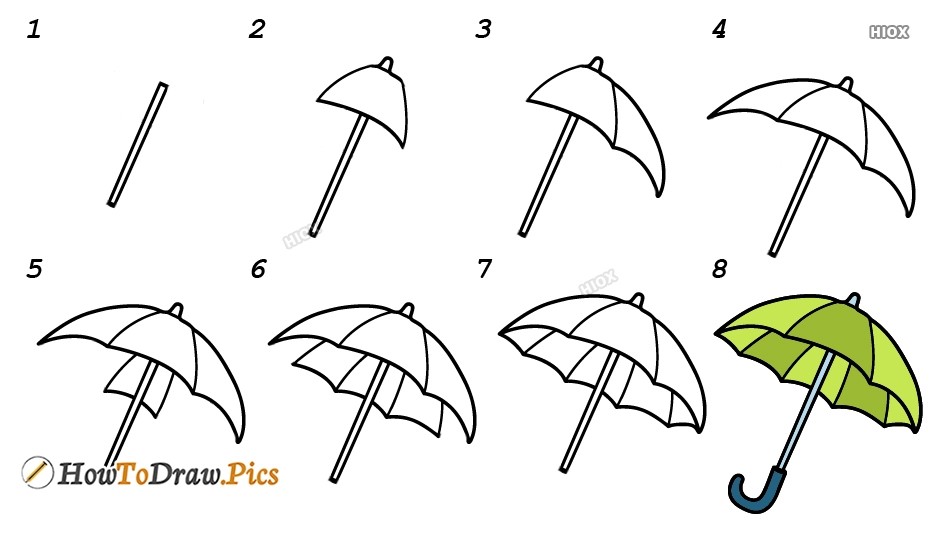 Dibujos de Paraguas moderno