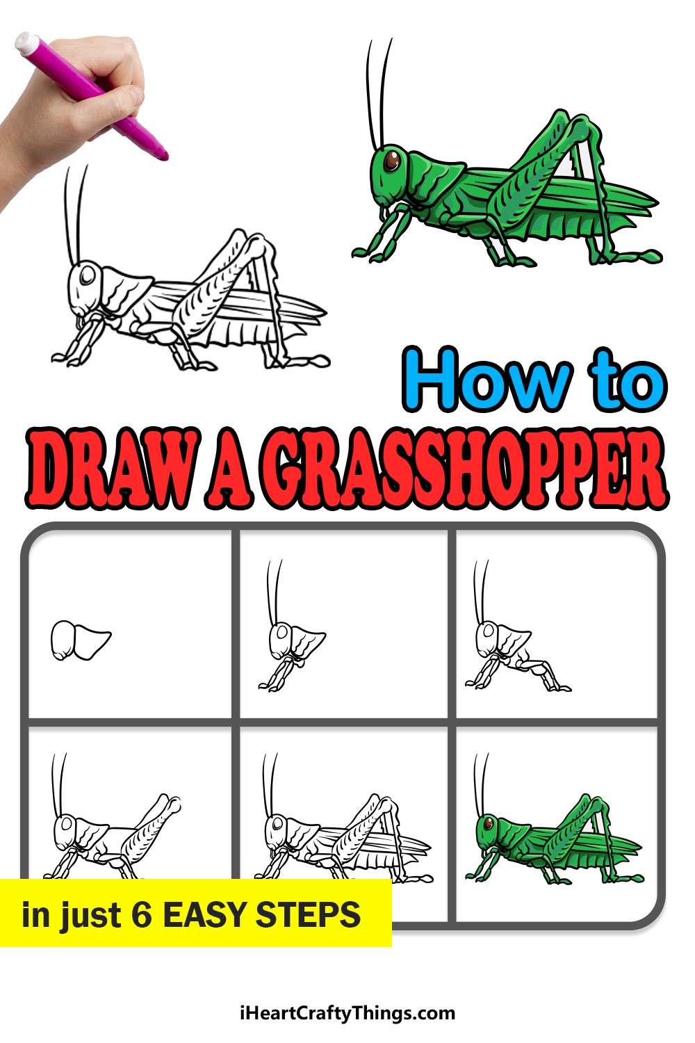 Dibujos de Saltamontes gigante