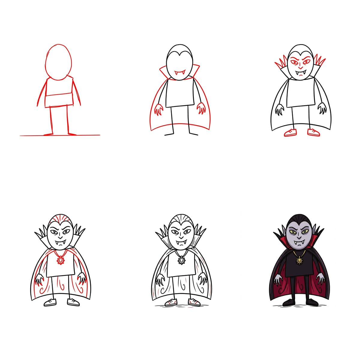 Dibujos de Vampiro con colmillos